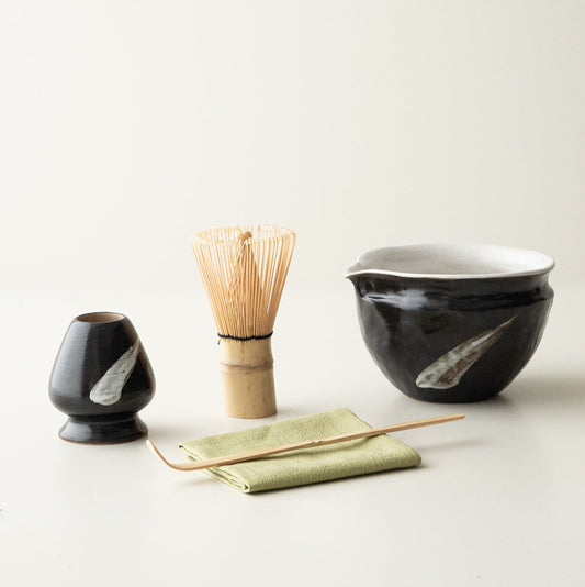 Complete Matcha Tea Set with Whisk, Scoop & Bowl