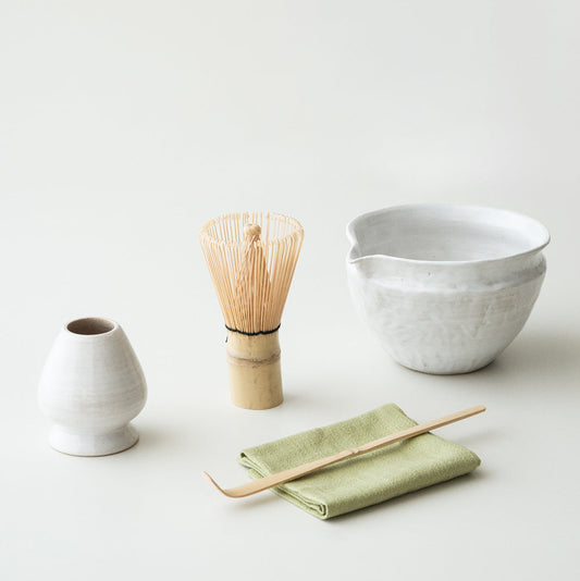 Complete Matcha Tea Set with Whisk, Scoop & Bowl