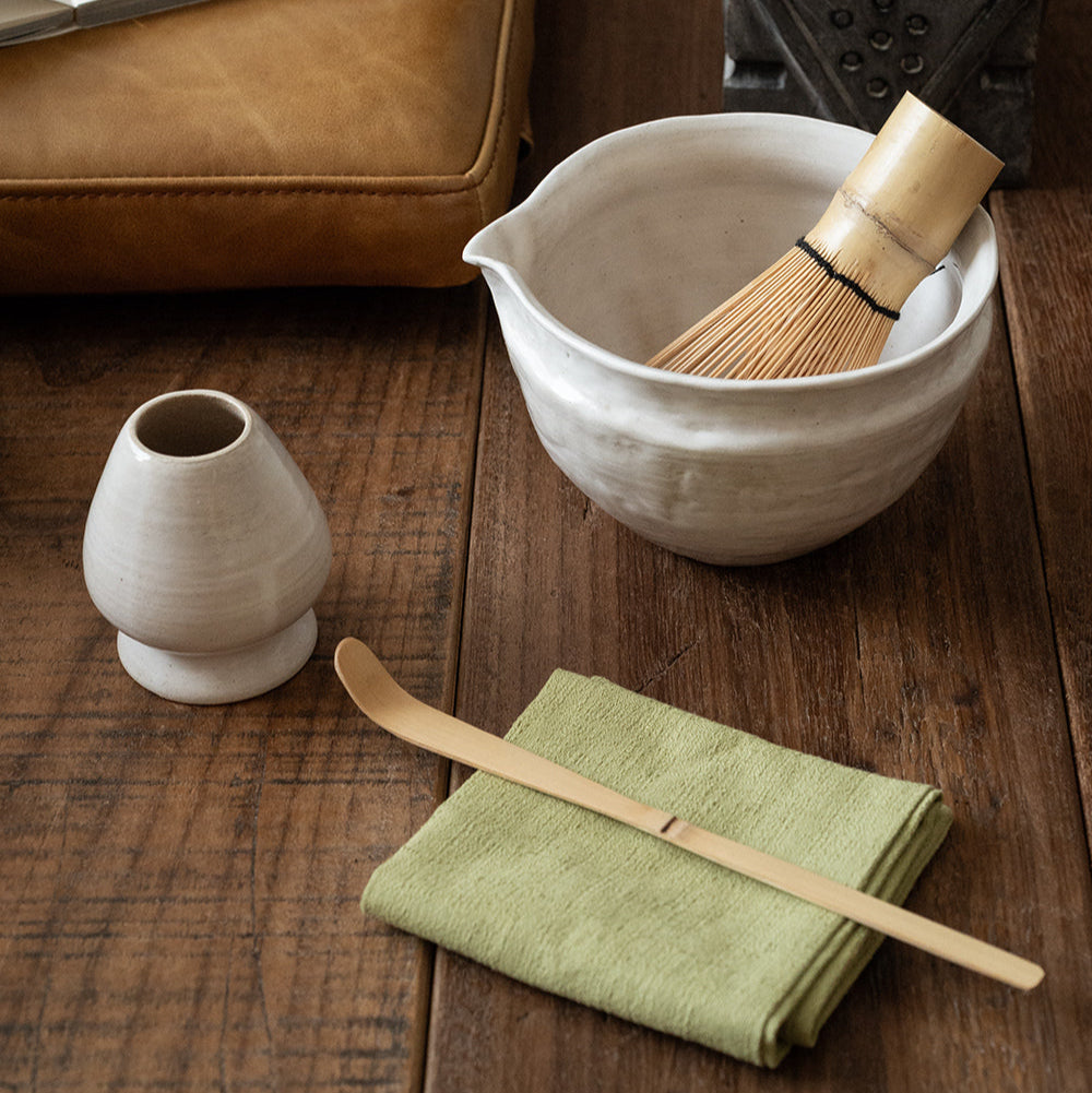 Complete Matcha Tea Set with Whisk, Scoop & Bowl