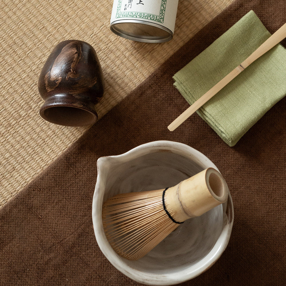Complete Matcha Tea Set with Whisk, Scoop & Bowl