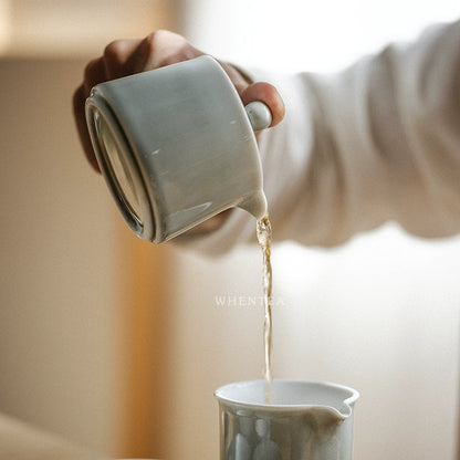 Ash Series Ceramic Side-handle Teapot