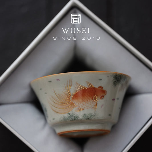 Sky Blue Ru Ware Tea Cup