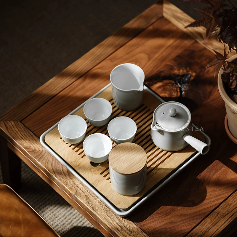 Ash Series Ceramic Small Tea Tray