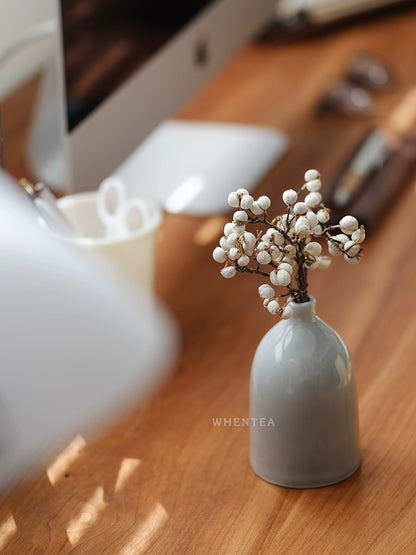 Ash Series Ceramic Small Flower Vase