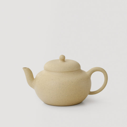 Ming-style Antique Pear Zisha Teapot