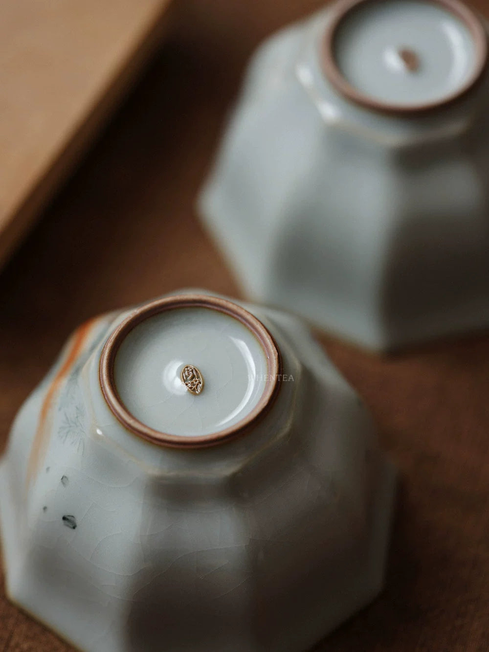 Sky Blue Ru Ware Tea Cup