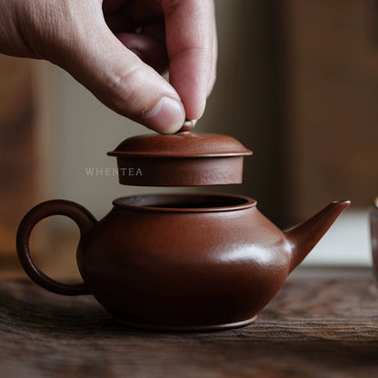 1990s Old Zhu Ni Shuiping Zisha Teapot