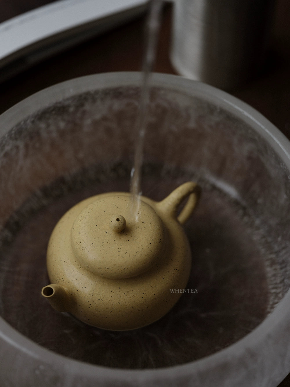 Ming-style Antique Pear Zisha Teapot