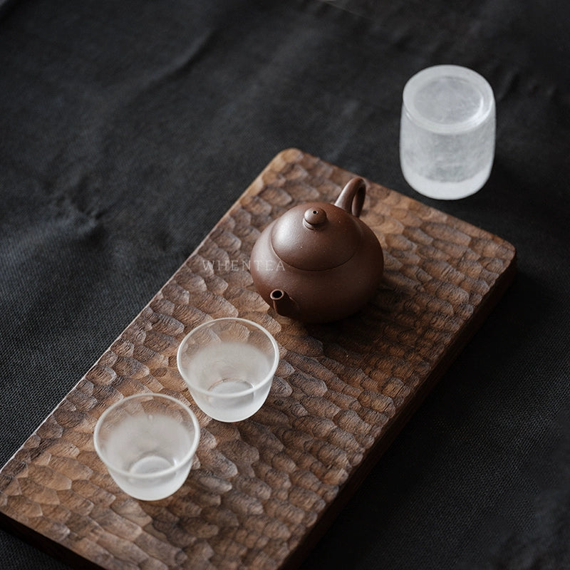 Old Purple Clay Pear-shaped Zi Sha Teapot
