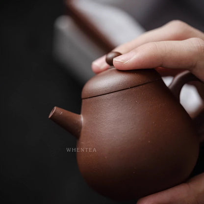 Old Purple Mud Ming-style Miniature Zi Sha Teapot