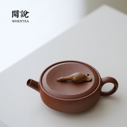 Lu Ya Hong Jiangpo Zisha Teapot