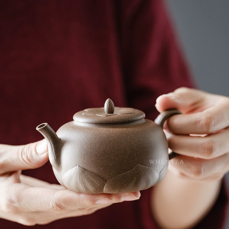 Imitation Lotus Flower  Zi Sha Teapot