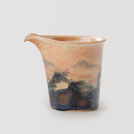 Fire-Burnt Clouds Design Tea Pitcher